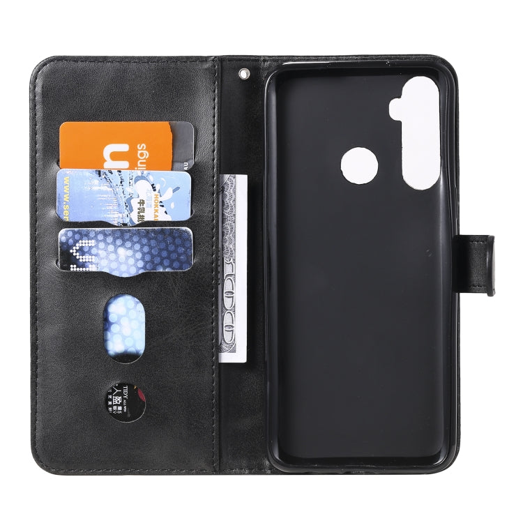 For OPPO Realme 5 / 5s / C3 Fashion Calf Texture Zipper Horizontal Flip Leather Case with Holder & Card Slots & Wallet