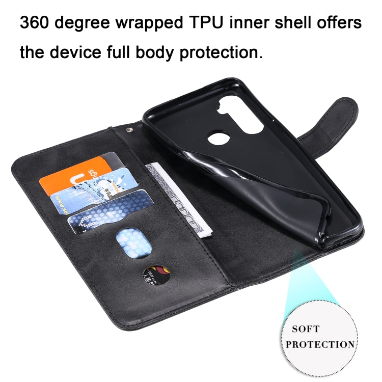 For OPPO Realme 5 / 5s / C3 Fashion Calf Texture Zipper Horizontal Flip Leather Case with Holder & Card Slots & Wallet
