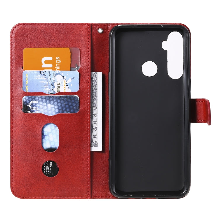 For OPPO Realme 5 / 5s / C3 Fashion Calf Texture Zipper Horizontal Flip Leather Case with Holder & Card Slots & Wallet