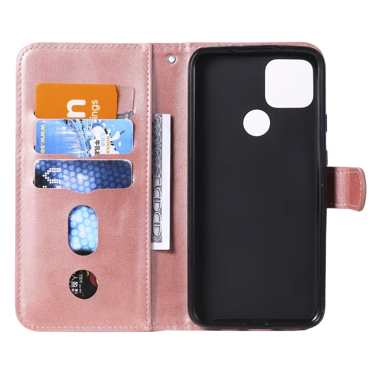 For Google Pixel 5 XL / Pixel 4a 5G Fashion Calf Texture Zipper Horizontal Flip Leather Case with Holder & Card Slots & Wallet