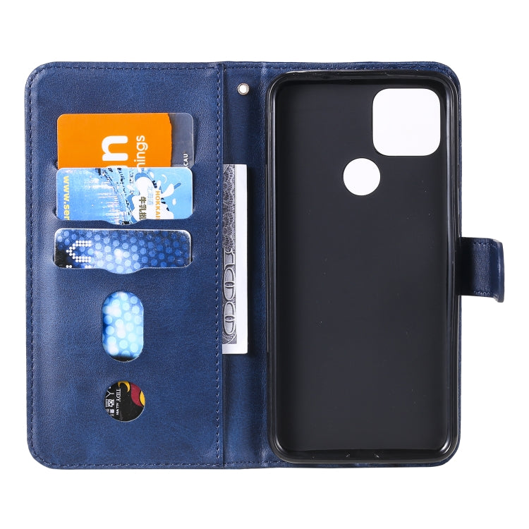 For Google Pixel 5 XL / Pixel 4a 5G Fashion Calf Texture Zipper Horizontal Flip Leather Case with Holder & Card Slots & Wallet