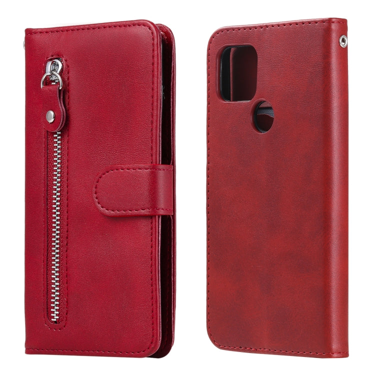 For Google Pixel 5 XL / Pixel 4a 5G Fashion Calf Texture Zipper Horizontal Flip Leather Case with Holder & Card Slots & Wallet