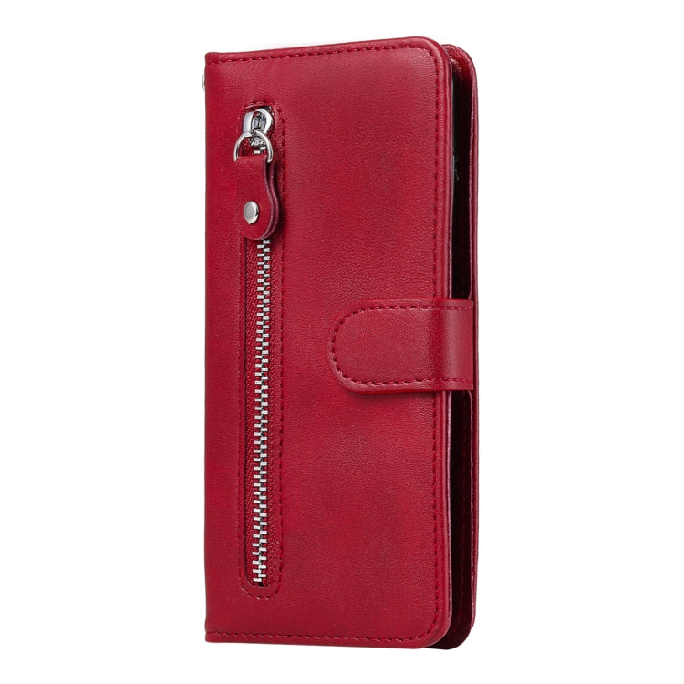 For Google Pixel 5 XL / Pixel 4a 5G Fashion Calf Texture Zipper Horizontal Flip Leather Case with Holder & Card Slots & Wallet