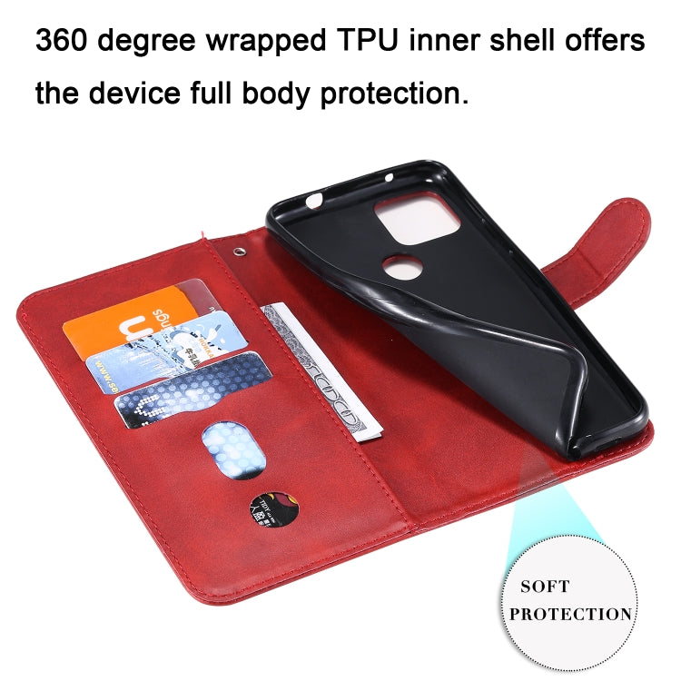 For Google Pixel 5 XL / Pixel 4a 5G Fashion Calf Texture Zipper Horizontal Flip Leather Case with Holder & Card Slots & Wallet