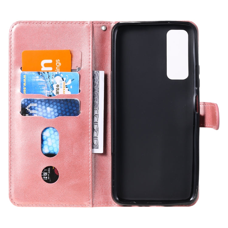 For Huawei P Smart 2021 / Y7a / Honor 10X Lite Fashion Calf Texture Zipper Horizontal Flip Leather Case with Holder & Card Slots & Wallet