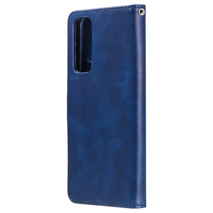 For Huawei P Smart 2021 / Y7a / Honor 10X Lite Fashion Calf Texture Zipper Horizontal Flip Leather Case with Holder & Card Slots & Wallet