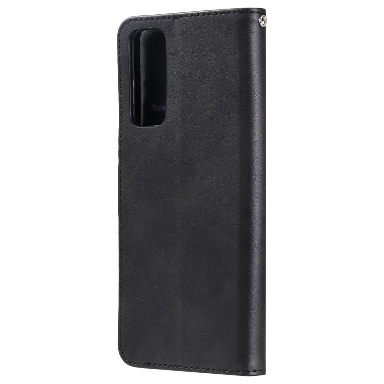 For Huawei P Smart 2021 / Y7a / Honor 10X Lite Fashion Calf Texture Zipper Horizontal Flip Leather Case with Holder & Card Slots & Wallet