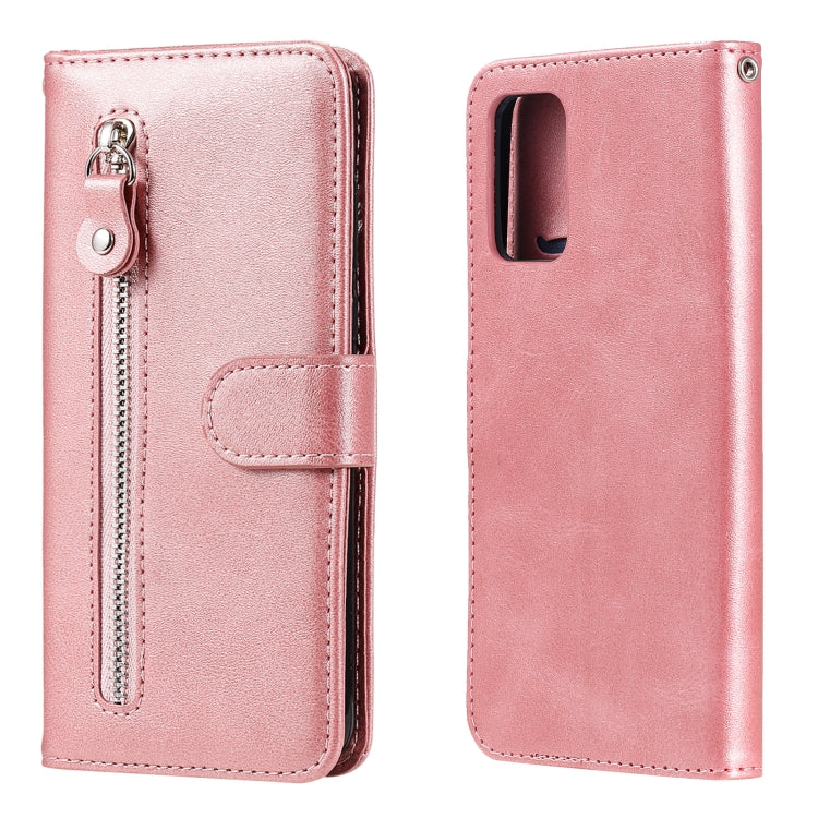 For Xiaomi Poco M3 / Redmi Note 9 4G Fashion Calf Texture Zipper Horizontal Flip Leather Case with Holder & Card Slots & Wallet