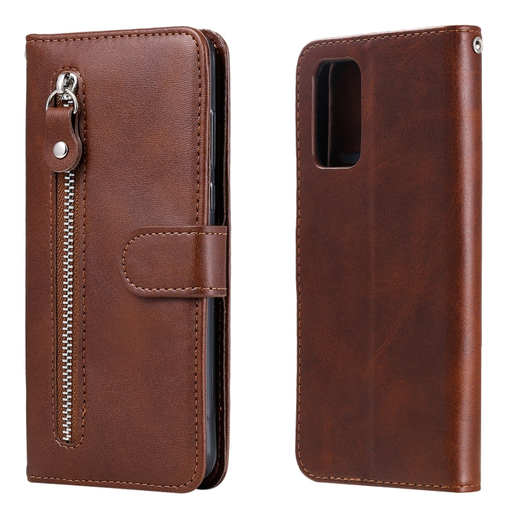 For Xiaomi Poco M3 / Redmi Note 9 4G Fashion Calf Texture Zipper Horizontal Flip Leather Case with Holder & Card Slots & Wallet