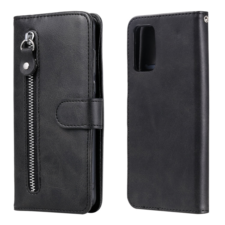 For Xiaomi Poco M3 / Redmi Note 9 4G Fashion Calf Texture Zipper Horizontal Flip Leather Case with Holder & Card Slots & Wallet