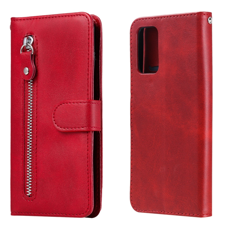 For Xiaomi Poco M3 / Redmi Note 9 4G Fashion Calf Texture Zipper Horizontal Flip Leather Case with Holder & Card Slots & Wallet