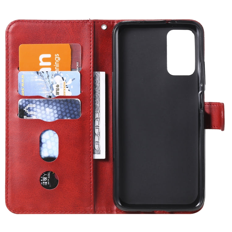 For Xiaomi Poco M3 / Redmi Note 9 4G Fashion Calf Texture Zipper Horizontal Flip Leather Case with Holder & Card Slots & Wallet