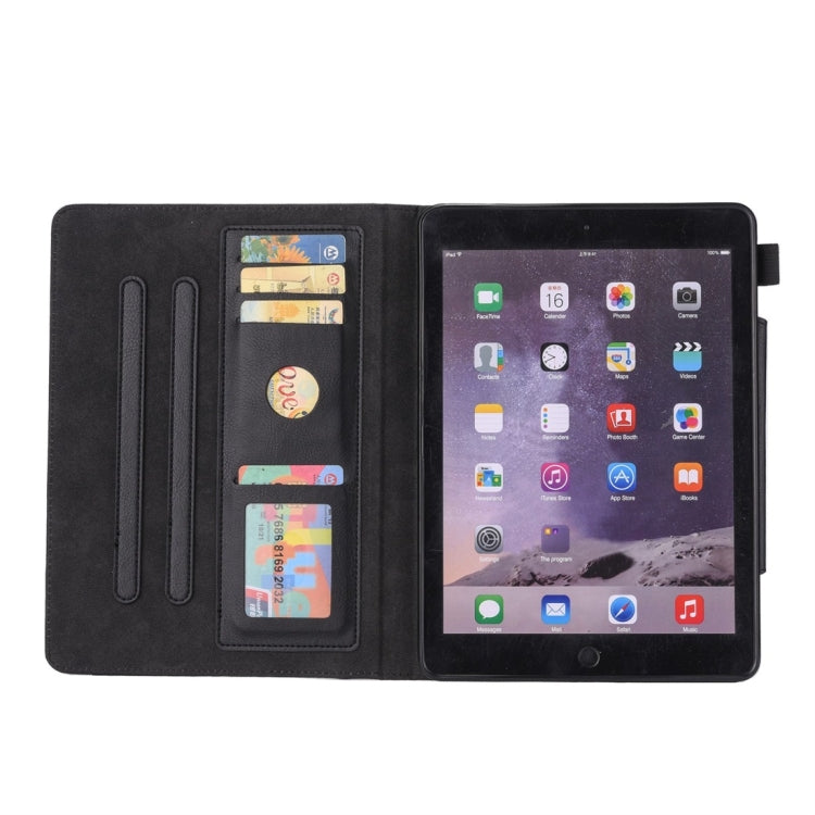 For iPad 10.2 2021 / 2020 / 2019 Business Style Horizontal Flip Leather Case with Holder & Card Slot & Photo Frame & Wallet