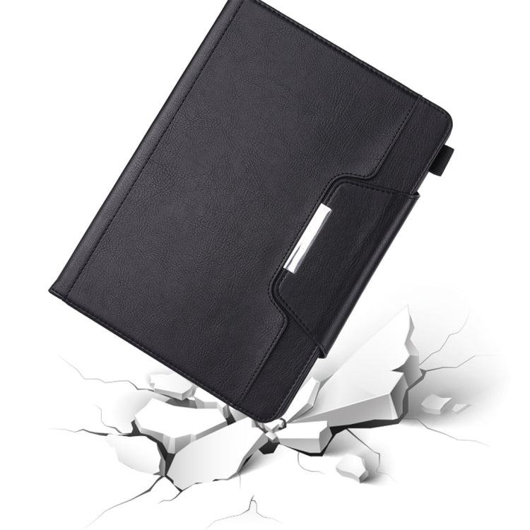 For iPad 10.2 2021 / 2020 / 2019 Business Style Horizontal Flip Leather Case with Holder & Card Slot & Photo Frame & Wallet