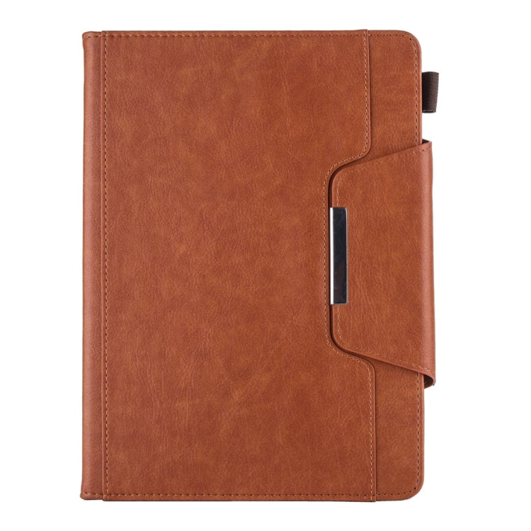 For iPad 10.2 2021 / 2020 / 2019 Business Style Horizontal Flip Leather Case with Holder & Card Slot & Photo Frame & Wallet