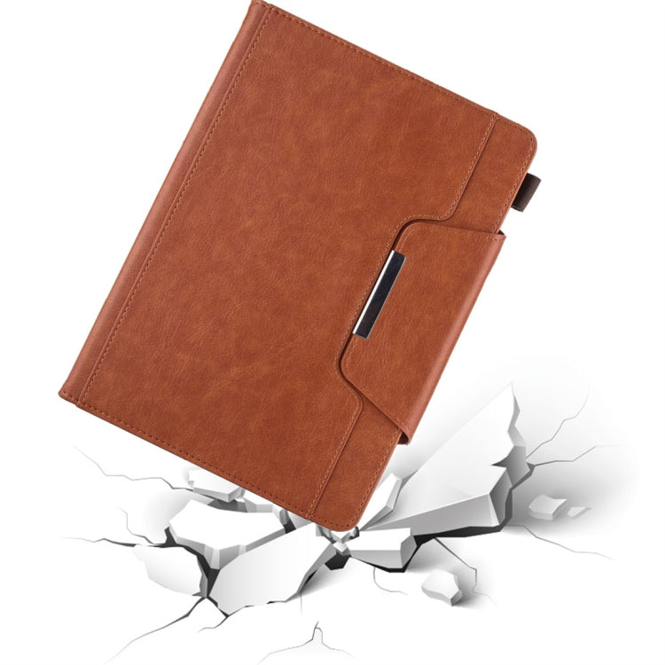 For iPad 10.2 2021 / 2020 / 2019 Business Style Horizontal Flip Leather Case with Holder & Card Slot & Photo Frame & Wallet
