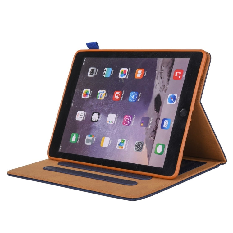 For iPad 10.2 2021 / 2020 / 2019 Business Style Horizontal Flip Leather Case with Holder & Card Slot & Photo Frame & Wallet