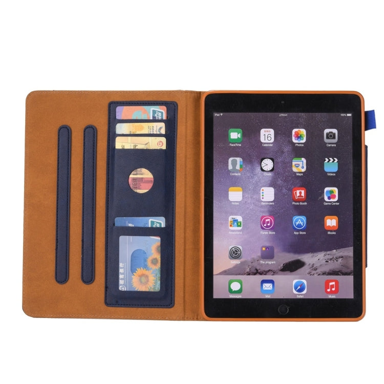 For iPad 10.2 2021 / 2020 / 2019 Business Style Horizontal Flip Leather Case with Holder & Card Slot & Photo Frame & Wallet