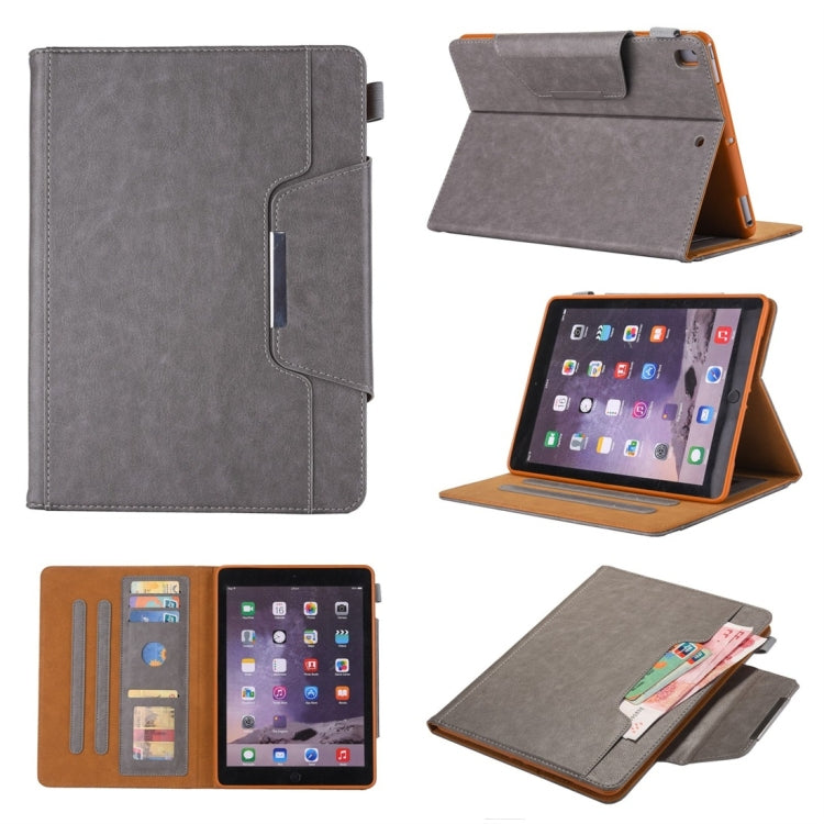 For iPad 10.2 2021 / 2020 / 2019 Business Style Horizontal Flip Leather Case with Holder & Card Slot & Photo Frame & Wallet