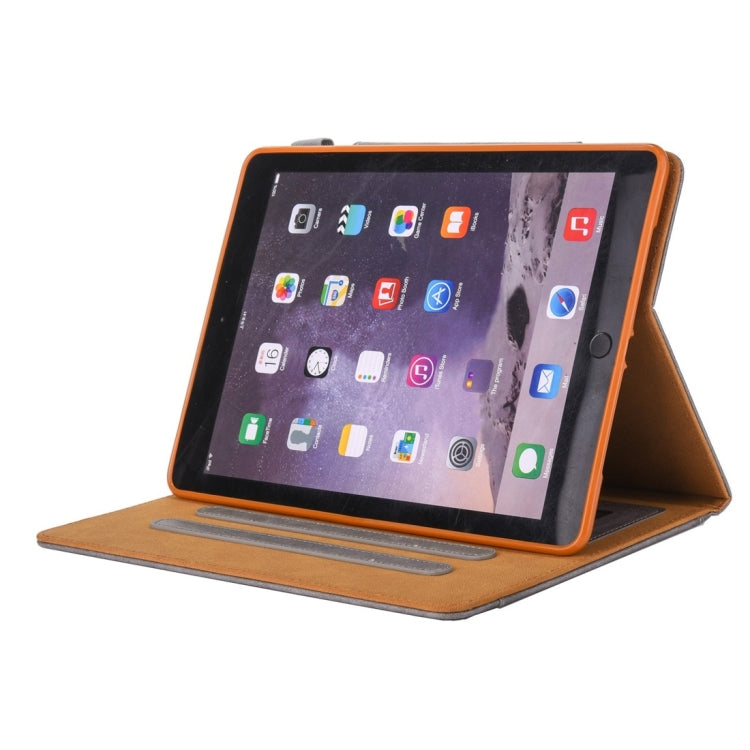 For iPad 10.2 2021 / 2020 / 2019 Business Style Horizontal Flip Leather Case with Holder & Card Slot & Photo Frame & Wallet