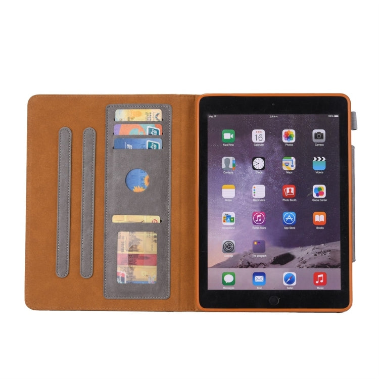For iPad 10.2 2021 / 2020 / 2019 Business Style Horizontal Flip Leather Case with Holder & Card Slot & Photo Frame & Wallet