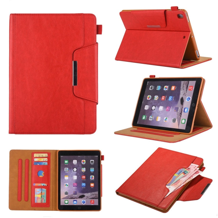 For iPad 10.2 2021 / 2020 / 2019 Business Style Horizontal Flip Leather Case with Holder & Card Slot & Photo Frame & Wallet