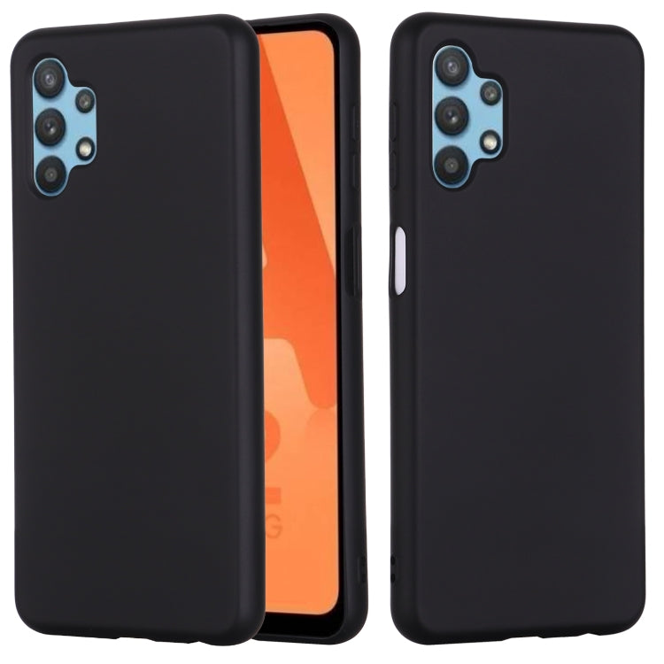 For Samsung Galaxy A32 5G Pure Color Liquid Silicone Shockproof Full Coverage Case