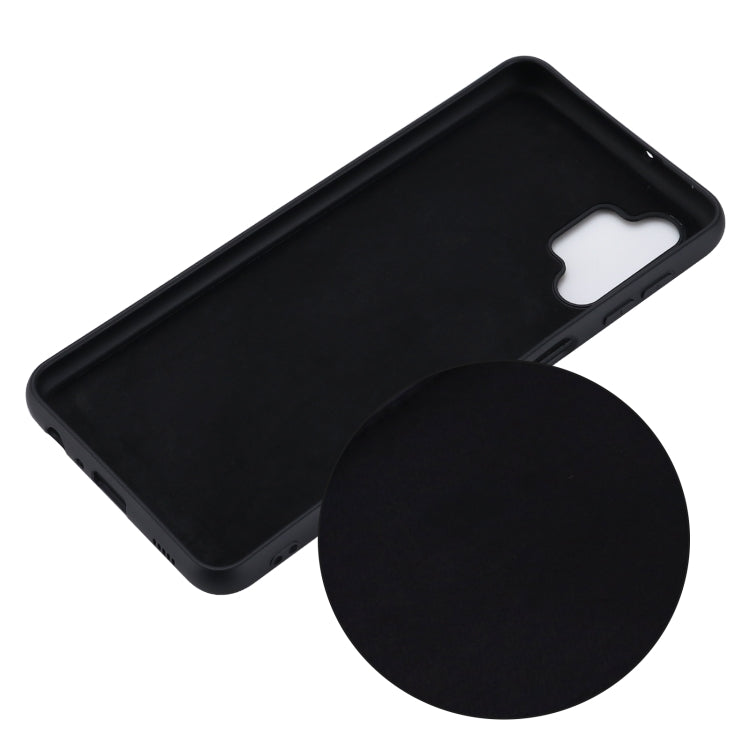 For Samsung Galaxy A32 5G Pure Color Liquid Silicone Shockproof Full Coverage Case