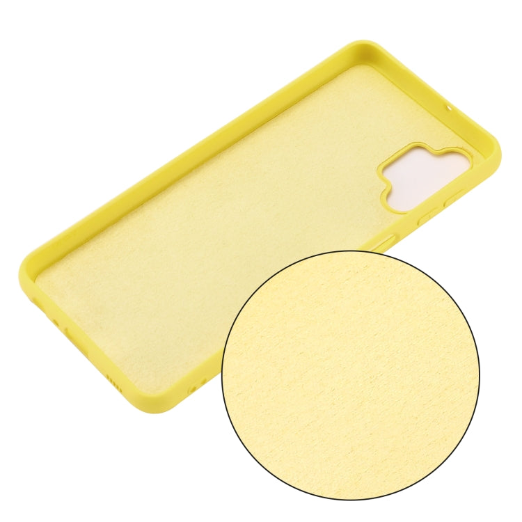 For Samsung Galaxy A32 5G Pure Color Liquid Silicone Shockproof Full Coverage Case