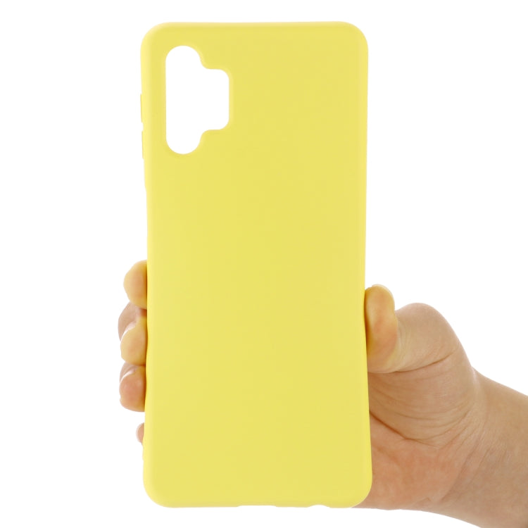 For Samsung Galaxy A32 5G Pure Color Liquid Silicone Shockproof Full Coverage Case