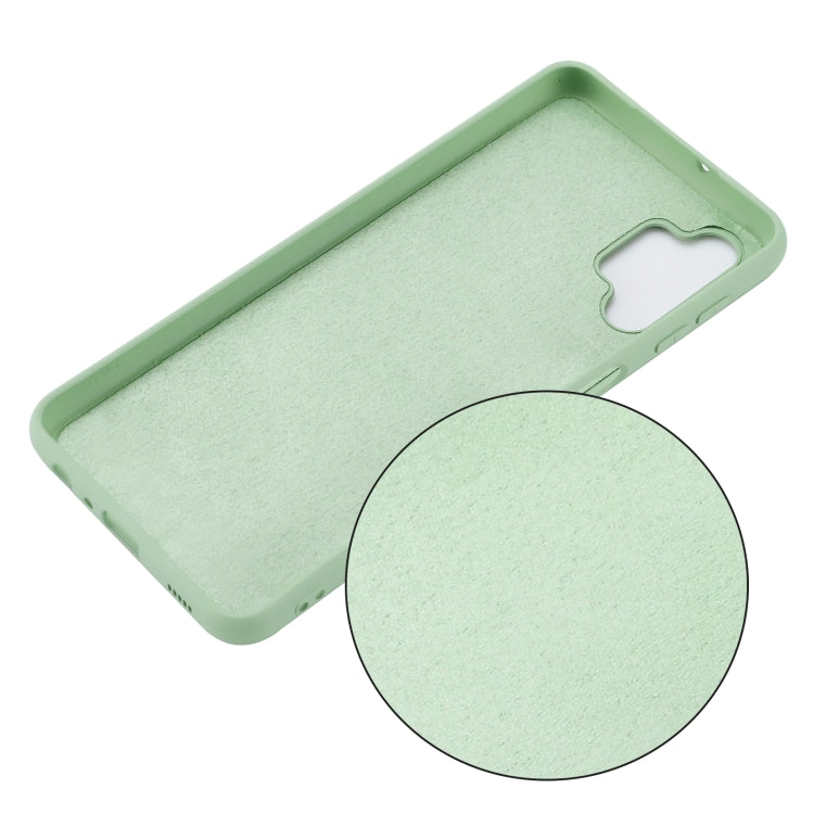 For Samsung Galaxy A32 5G Pure Color Liquid Silicone Shockproof Full Coverage Case