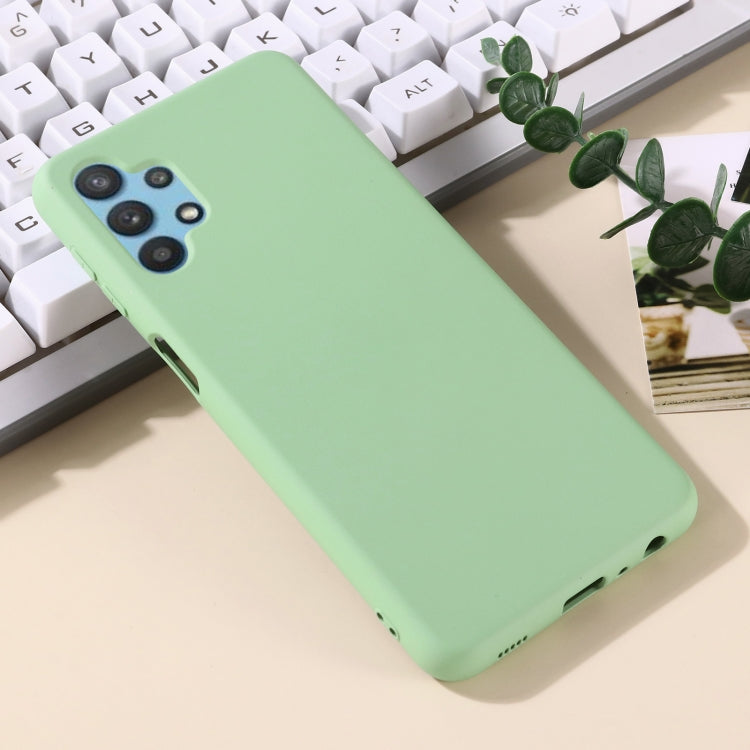 For Samsung Galaxy A32 5G Pure Color Liquid Silicone Shockproof Full Coverage Case