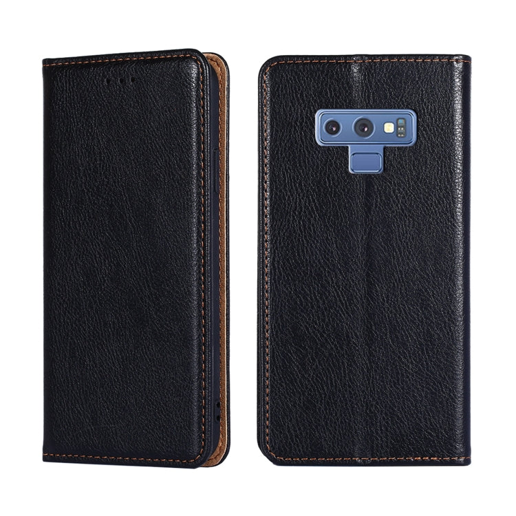 For Samsung Galaxy Note9 PU + TPU Gloss Oil Solid Color Magnetic Horizontal Flip Leather Case with Holder & Card Slot & Wallet