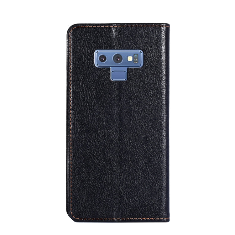For Samsung Galaxy Note9 PU + TPU Gloss Oil Solid Color Magnetic Horizontal Flip Leather Case with Holder & Card Slot & Wallet