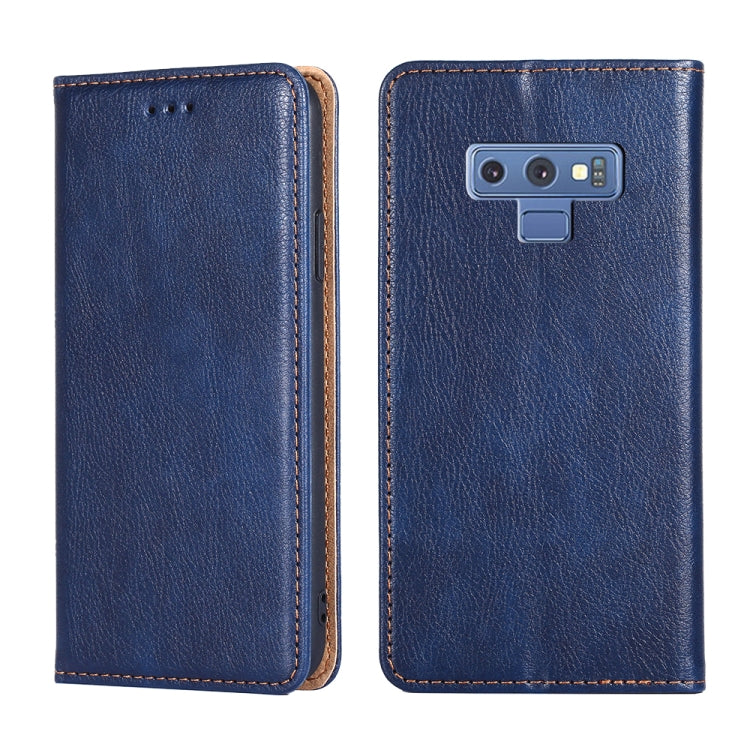 For Samsung Galaxy Note9 PU + TPU Gloss Oil Solid Color Magnetic Horizontal Flip Leather Case with Holder & Card Slot & Wallet
