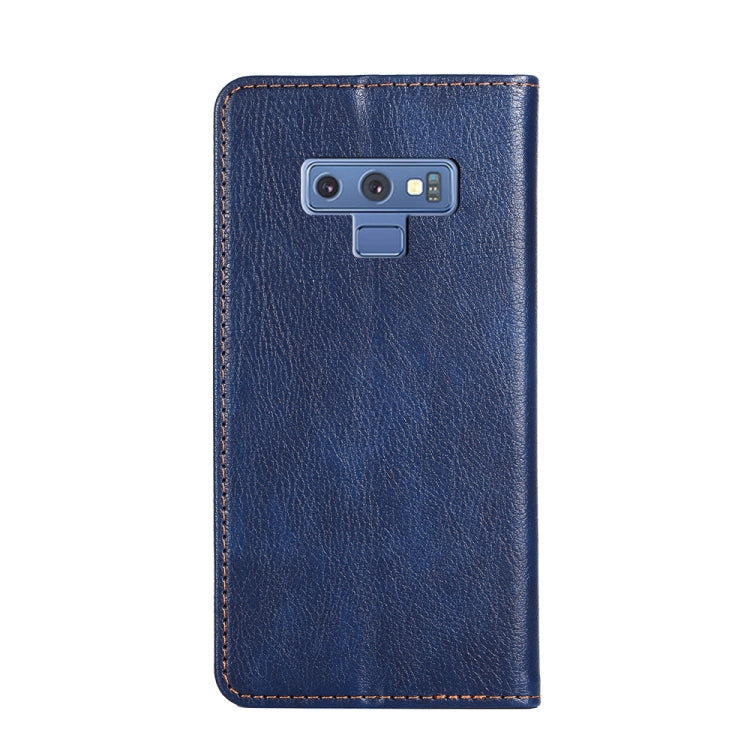 For Samsung Galaxy Note9 PU + TPU Gloss Oil Solid Color Magnetic Horizontal Flip Leather Case with Holder & Card Slot & Wallet
