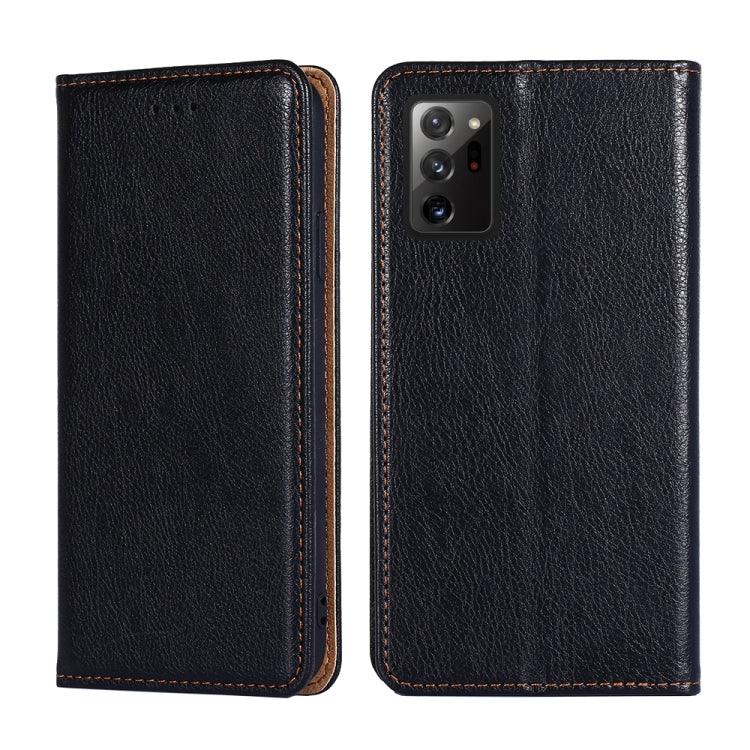 For Samsung Galaxy Note20 Ultra PU + TPU Gloss Oil Solid Color Magnetic Horizontal Flip Leather Case with Holder & Card Slot & Wallet