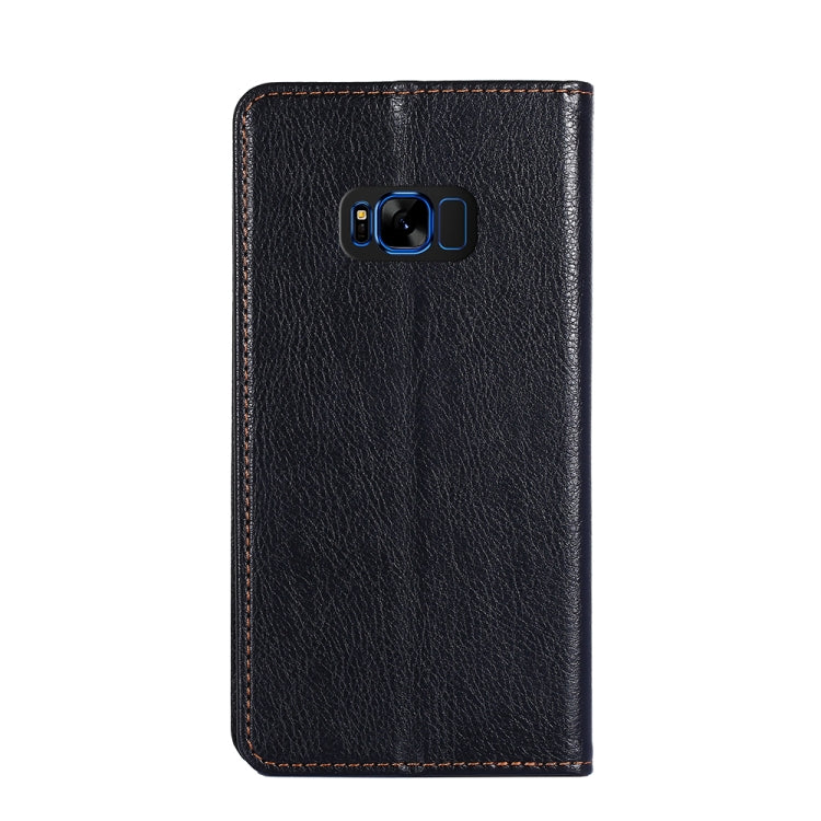 For Samsung Galaxy S8+ PU + TPU Gloss Oil Solid Color Magnetic Horizontal Flip Leather Case with Holder & Card Slot & Wallet