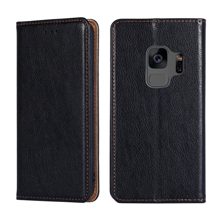 For Samsung Galaxy S9 PU + TPU Gloss Oil Solid Color Magnetic Horizontal Flip Leather Case with Holder & Card Slot & Wallet