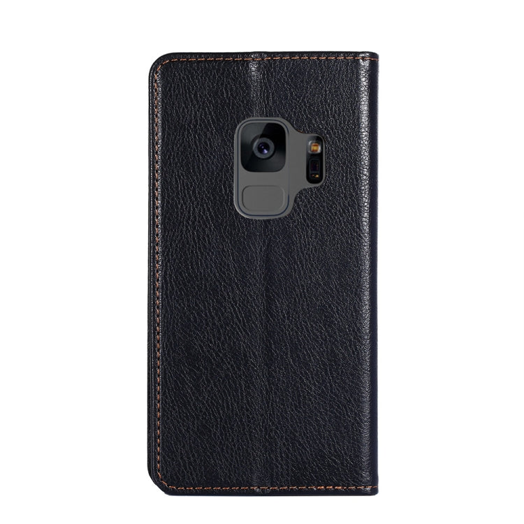 For Samsung Galaxy S9 PU + TPU Gloss Oil Solid Color Magnetic Horizontal Flip Leather Case with Holder & Card Slot & Wallet