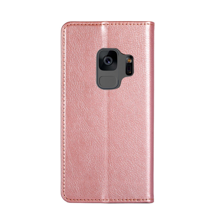 For Samsung Galaxy S9 PU + TPU Gloss Oil Solid Color Magnetic Horizontal Flip Leather Case with Holder & Card Slot & Wallet