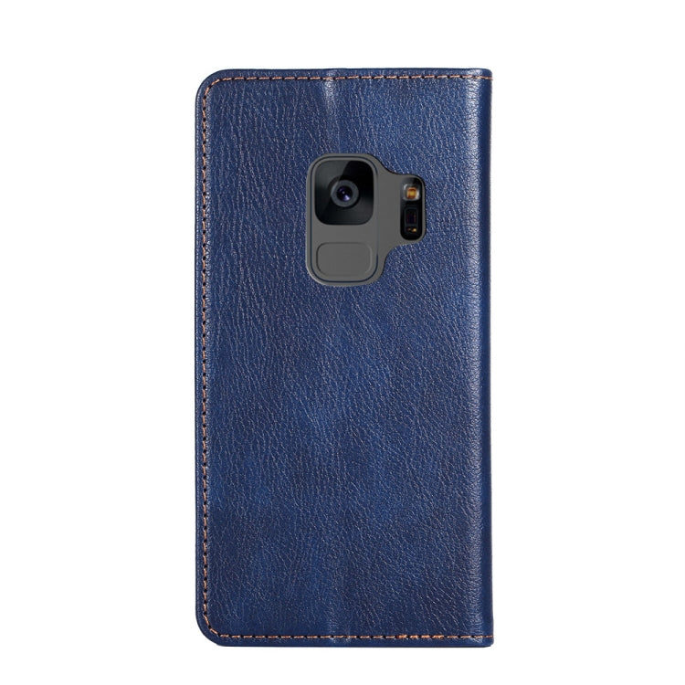 For Samsung Galaxy S9 PU + TPU Gloss Oil Solid Color Magnetic Horizontal Flip Leather Case with Holder & Card Slot & Wallet
