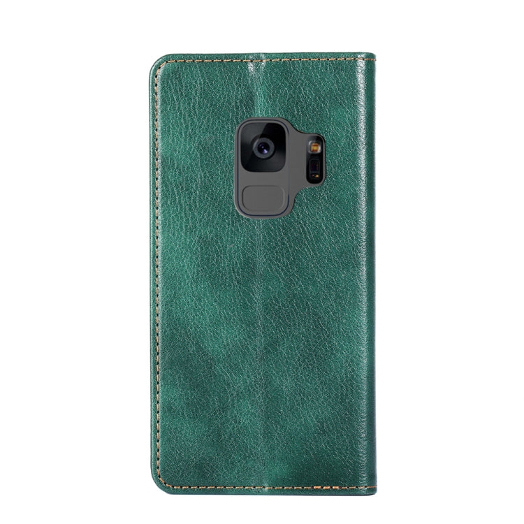 For Samsung Galaxy S9 PU + TPU Gloss Oil Solid Color Magnetic Horizontal Flip Leather Case with Holder & Card Slot & Wallet