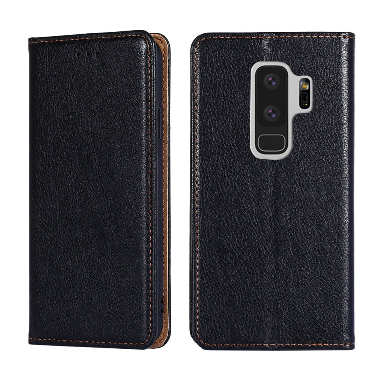 For Samsung Galaxy S9+ PU + TPU Gloss Oil Solid Color Magnetic Horizontal Flip Leather Case with Holder & Card Slot & Wallet