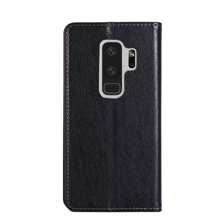For Samsung Galaxy S9+ PU + TPU Gloss Oil Solid Color Magnetic Horizontal Flip Leather Case with Holder & Card Slot & Wallet