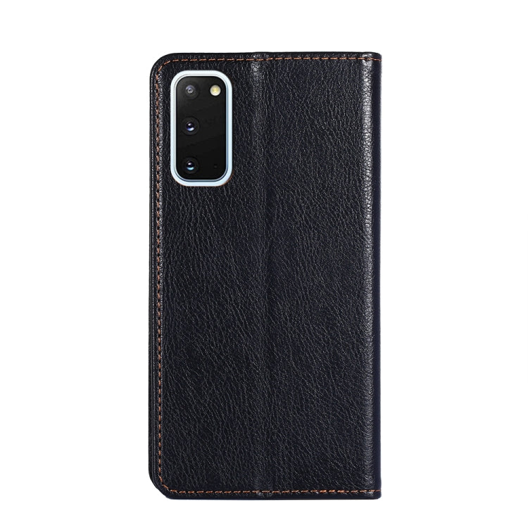 For Samsung Galaxy S20 PU + TPU Gloss Oil Solid Color Magnetic Horizontal Flip Leather Case with Holder & Card Slot & Wallet