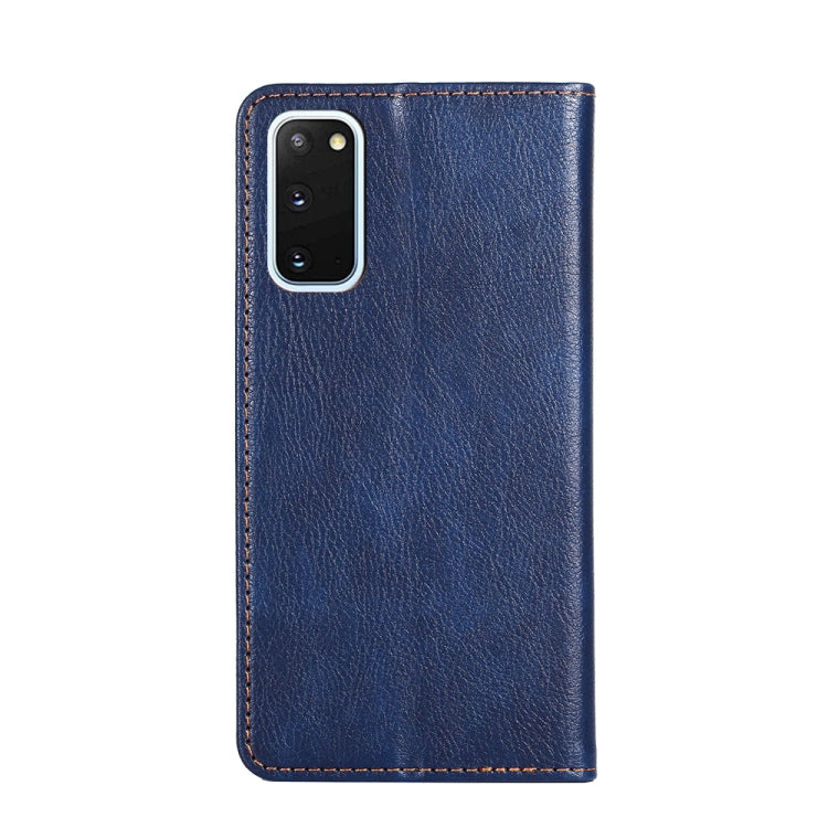 For Samsung Galaxy S20 PU + TPU Gloss Oil Solid Color Magnetic Horizontal Flip Leather Case with Holder & Card Slot & Wallet