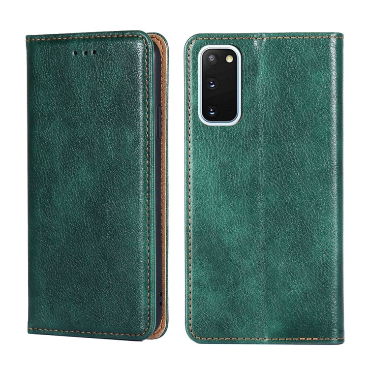 For Samsung Galaxy S20 PU + TPU Gloss Oil Solid Color Magnetic Horizontal Flip Leather Case with Holder & Card Slot & Wallet