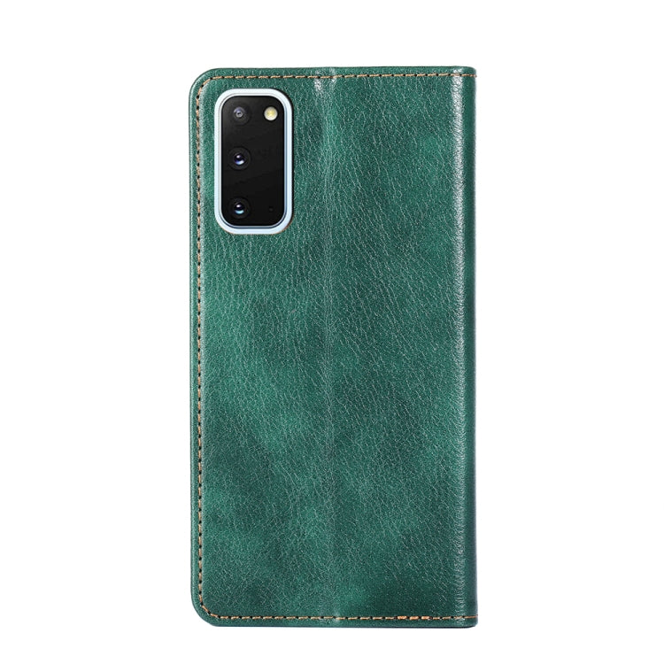 For Samsung Galaxy S20 PU + TPU Gloss Oil Solid Color Magnetic Horizontal Flip Leather Case with Holder & Card Slot & Wallet
