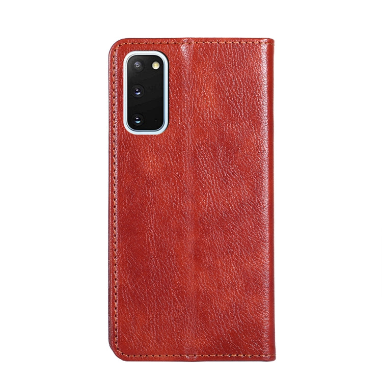 For Samsung Galaxy S20 PU + TPU Gloss Oil Solid Color Magnetic Horizontal Flip Leather Case with Holder & Card Slot & Wallet